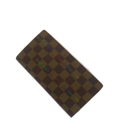  Louis Vuitton Damier Printing Male Brown Canvas Fashion Bi-folded Long High Quality Wallet Online